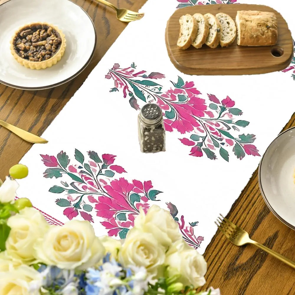 Ishro Home Premium Table Runner – Soft European-Standard Fabric, Elegant Soft Feel, Machine Washable, Timeless Design |